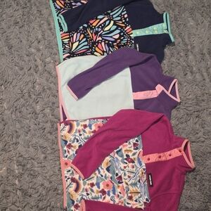 Colorful Toddler Long Sleeve Swim Shirts - Floral & Patterned